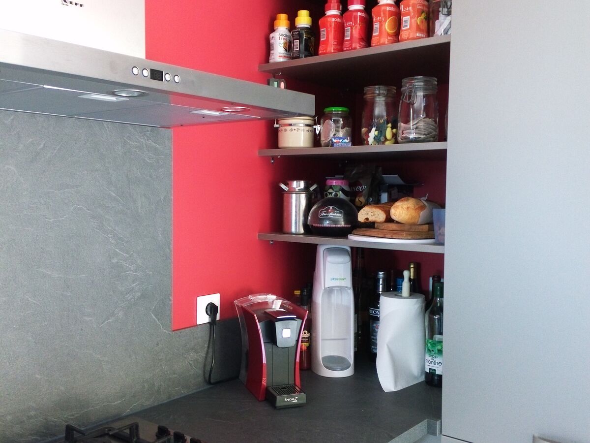 Cuisine avant-après sur mesure Trend + Quartz métal