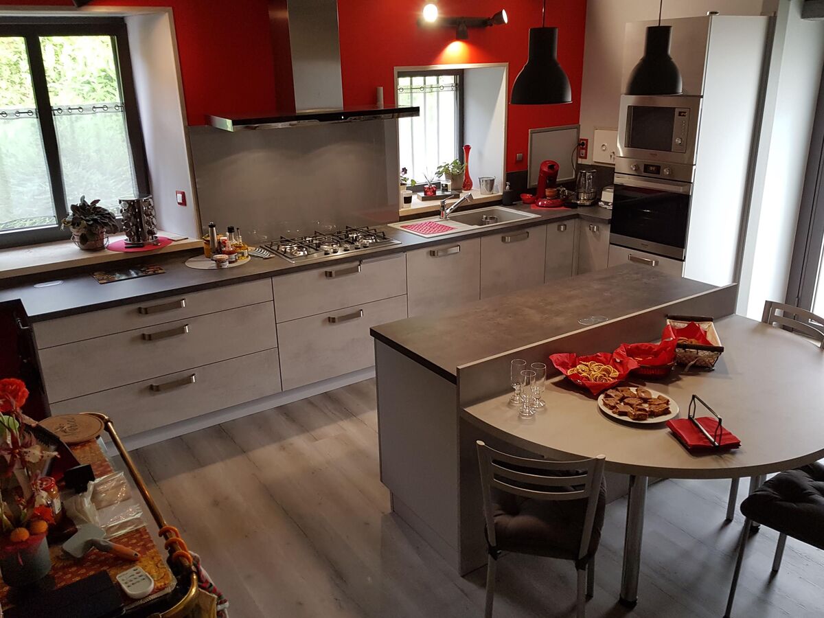 Rénovation cuisine équipée sur mesure Label Béton Clair