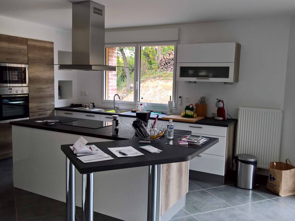 Cuisine équipée sur mesure Light Blanc brillant