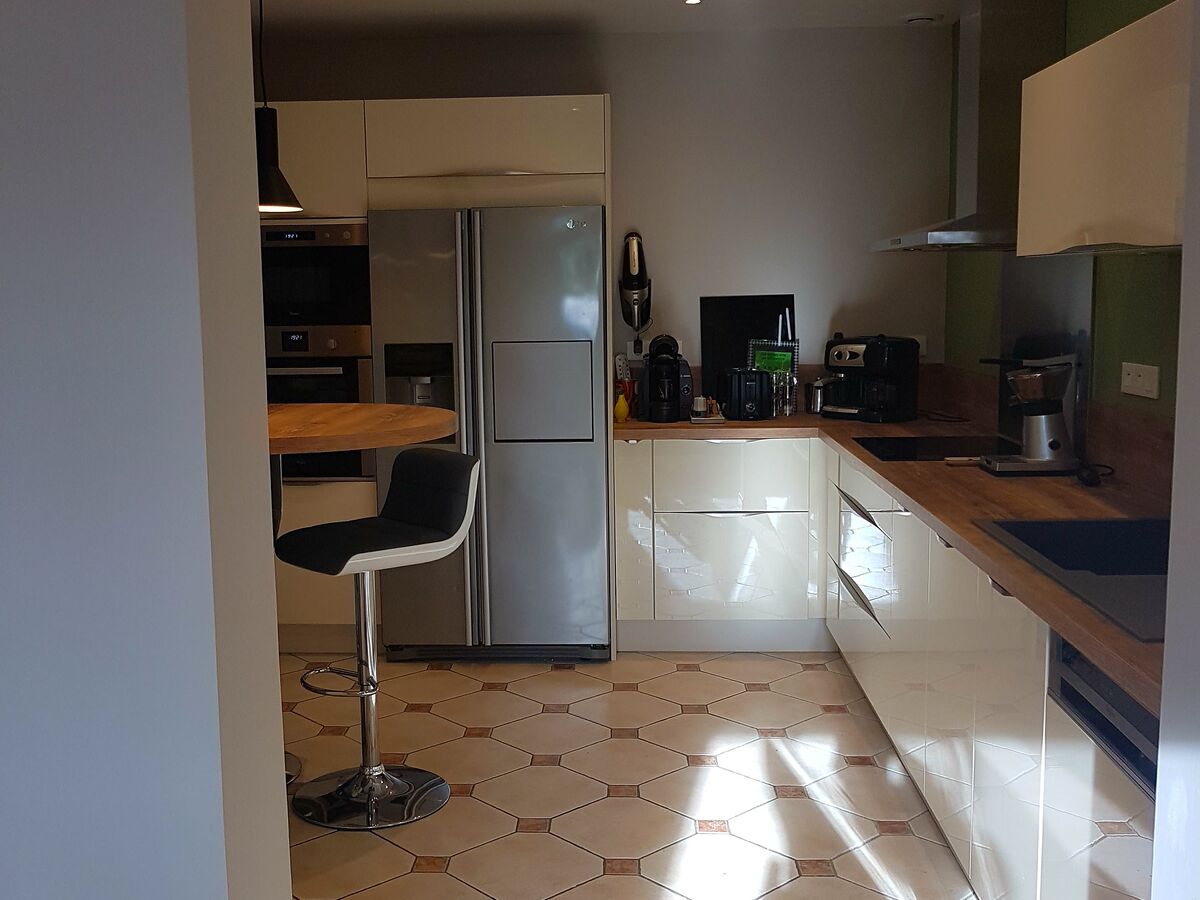 Rénovation cuisine sur mesure Light + Pannacotta Majestic brillant