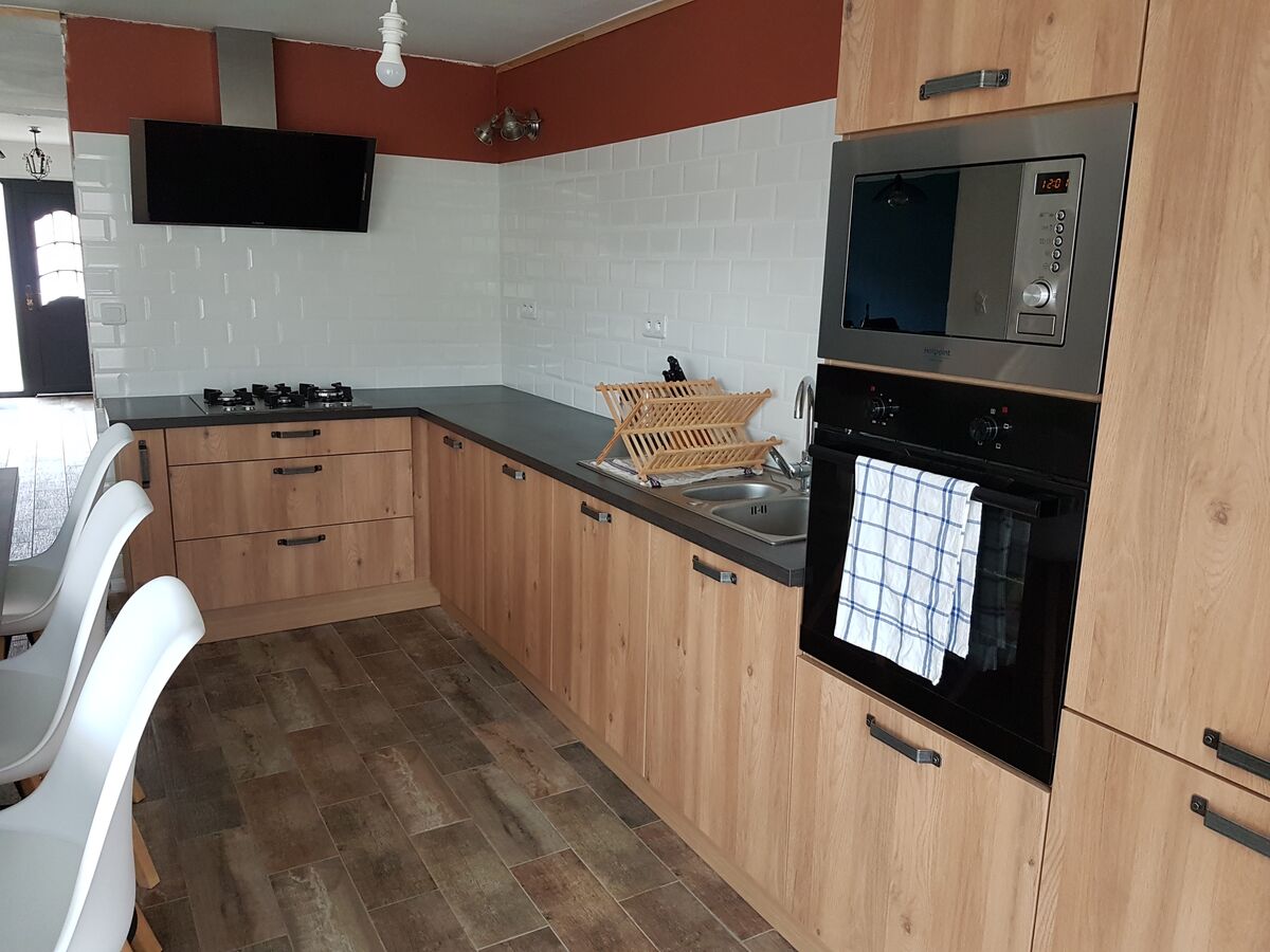 Cuisine avant-après sur mesure Trend Chêne Honey