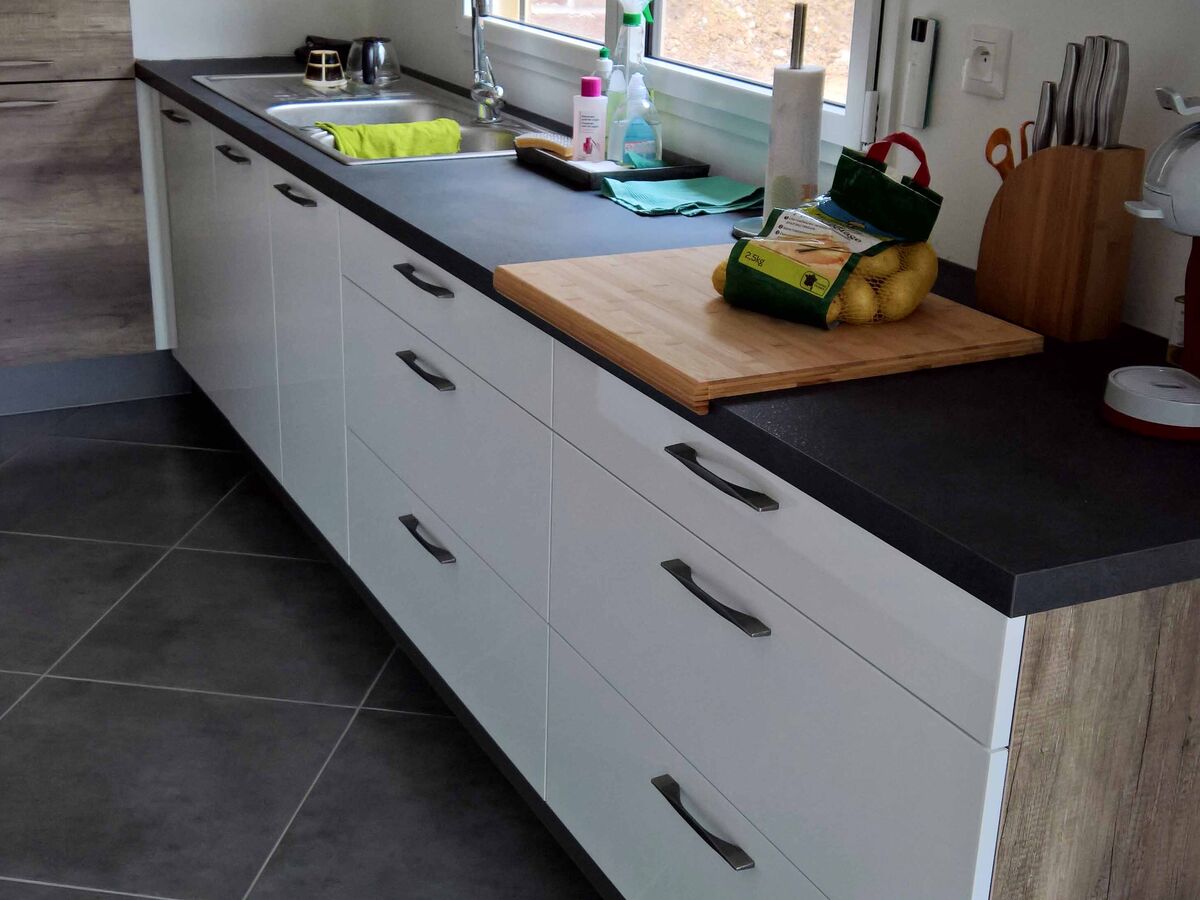 Rénovation cuisine sur mesure Light Blanc brillant