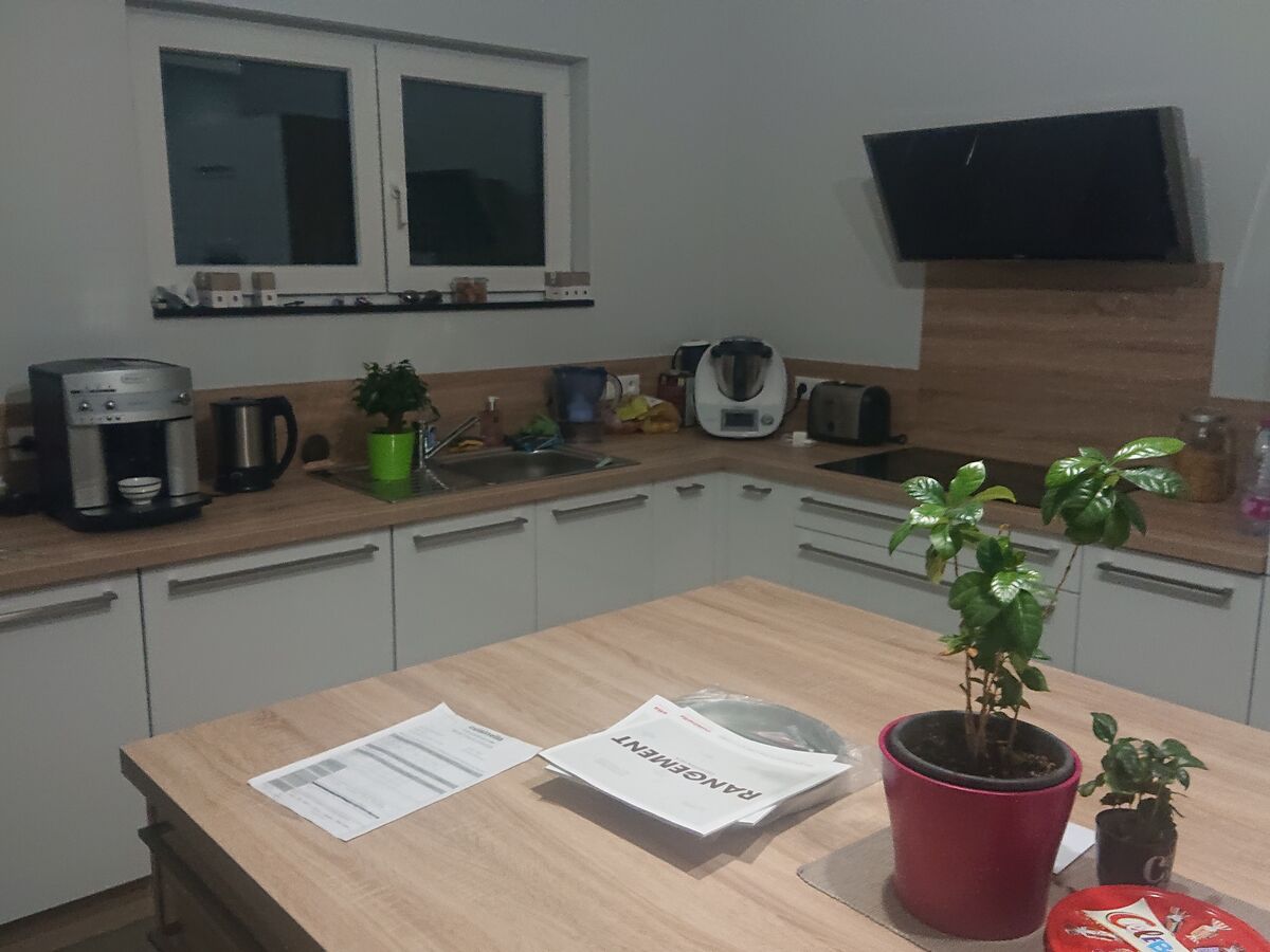 Rénovation cuisine équipée sur mesure Light Blanc Brillant et Trend Cube Chêne Timber