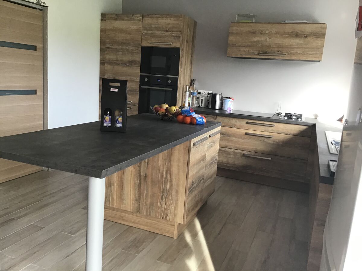 Cuisine avant-après sur mesure TREND Hipster Wood