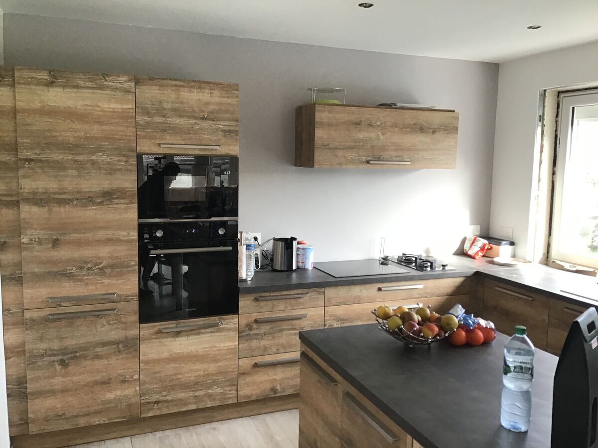 Cuisine avant-après sur mesure TREND Hipster Wood