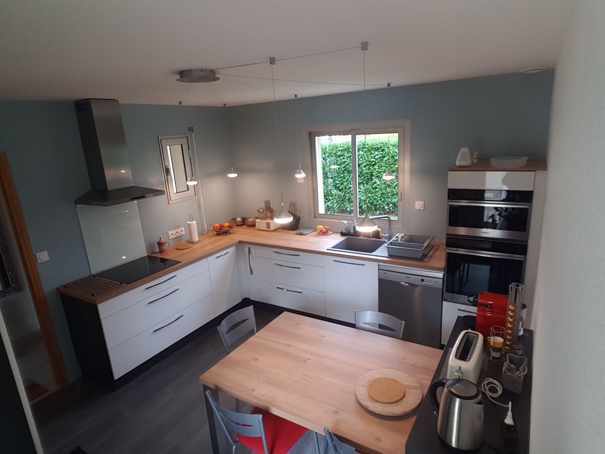 Cuisine avant-après sur mesure LIGHT Blanc Brillant