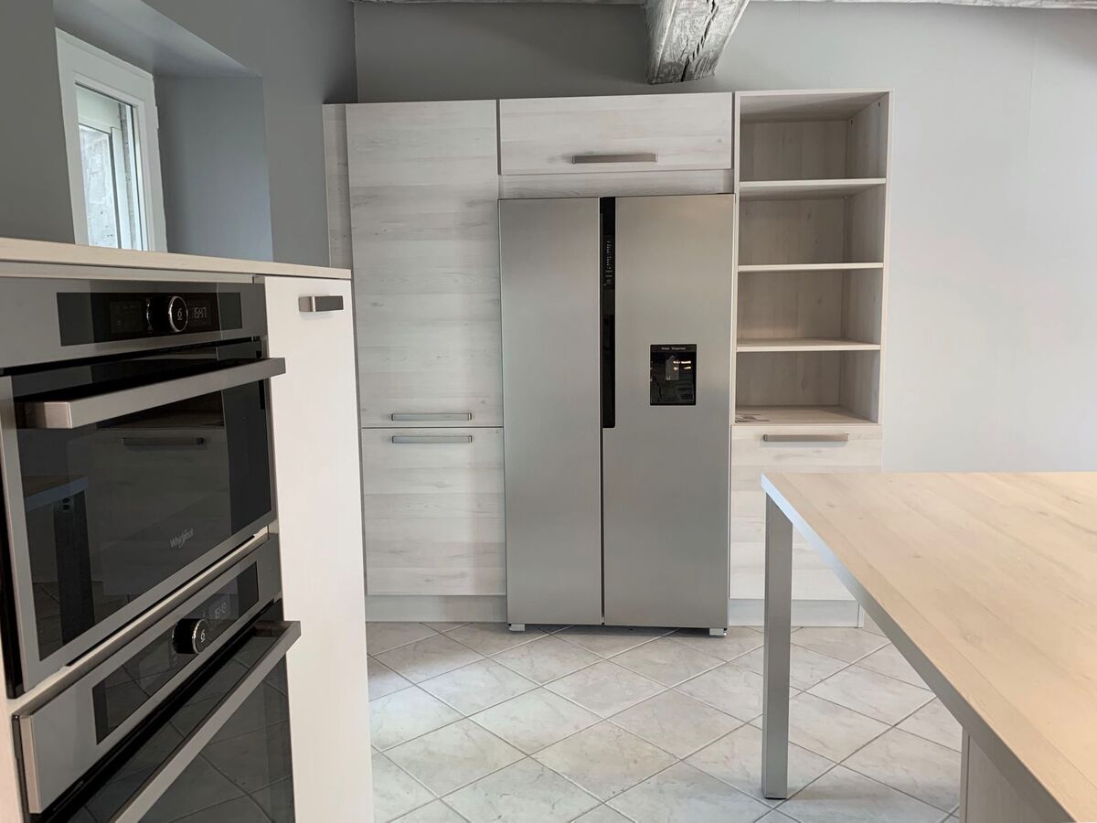 Cuisine avant-après sur mesure Trend Artic Wood