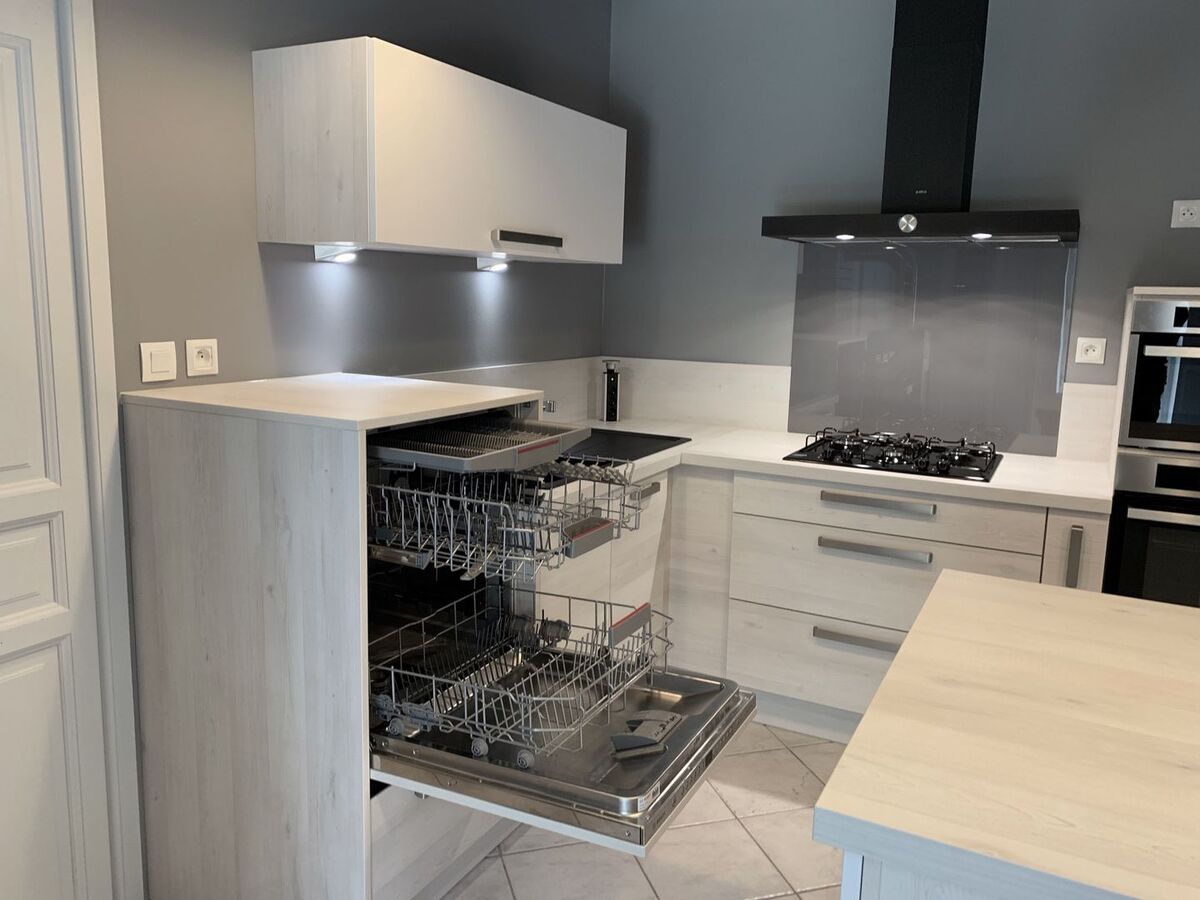 Cuisine avant-après sur mesure Trend Artic Wood