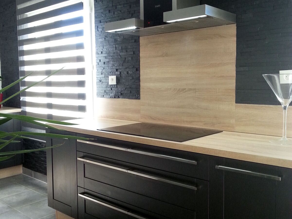 Cuisine avant-après sur mesure Trend + Chêne timber