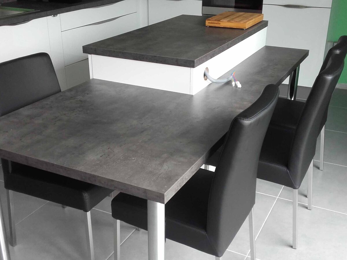 Rénovation cuisine sur mesure Light Blanc brillant