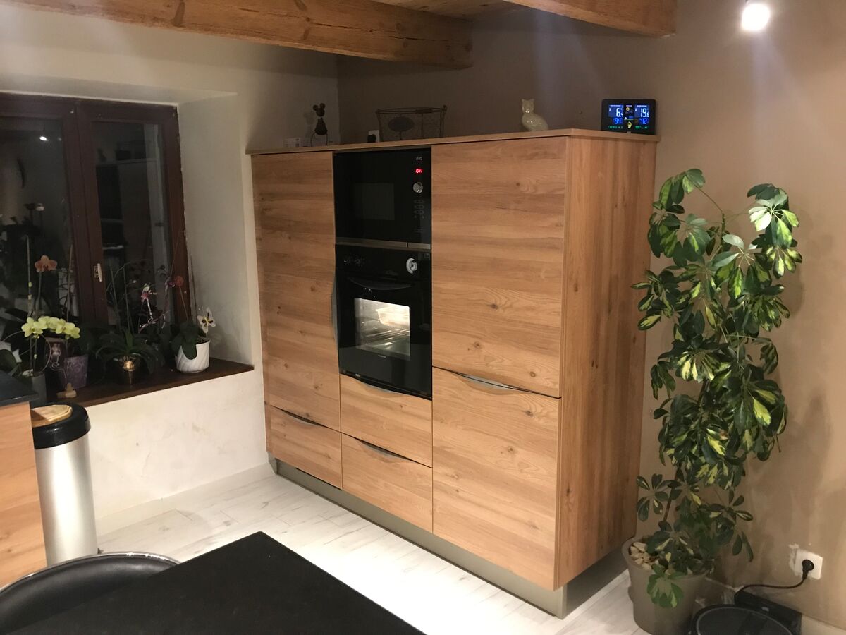 Rénovation cuisine équipée sur mesure Trend Chêne Honey