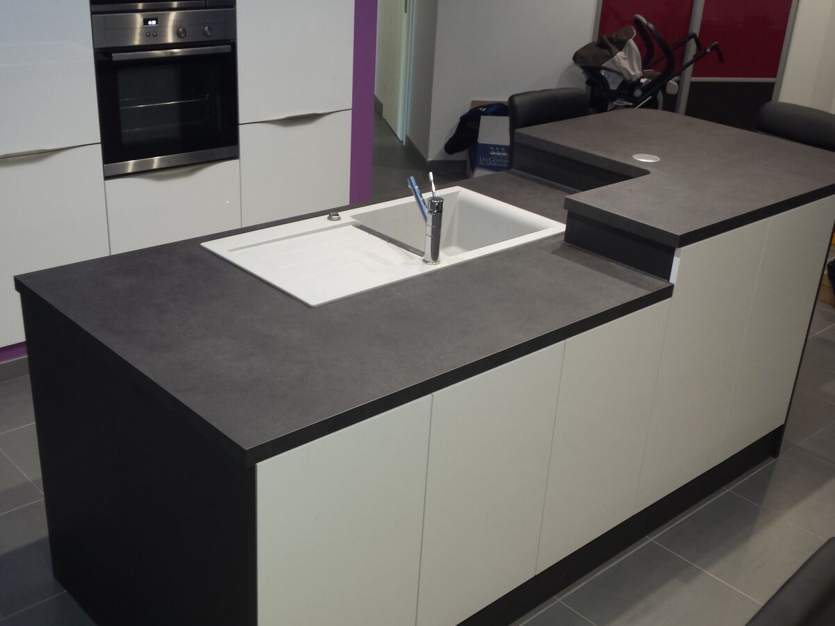 Rénovation cuisine sur mesure Light Blanc brillant