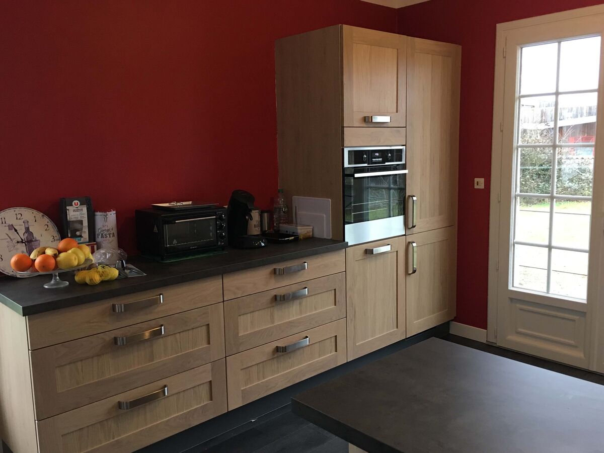 Rénovation cuisine équipée sur mesure Wooden Chêne Honey