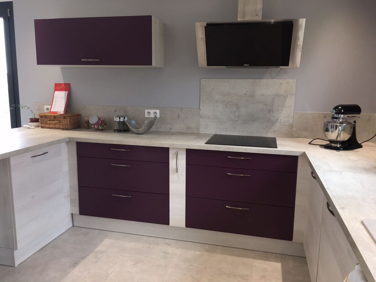 Cuisine avant-après sur mesure Trend + Artic wood