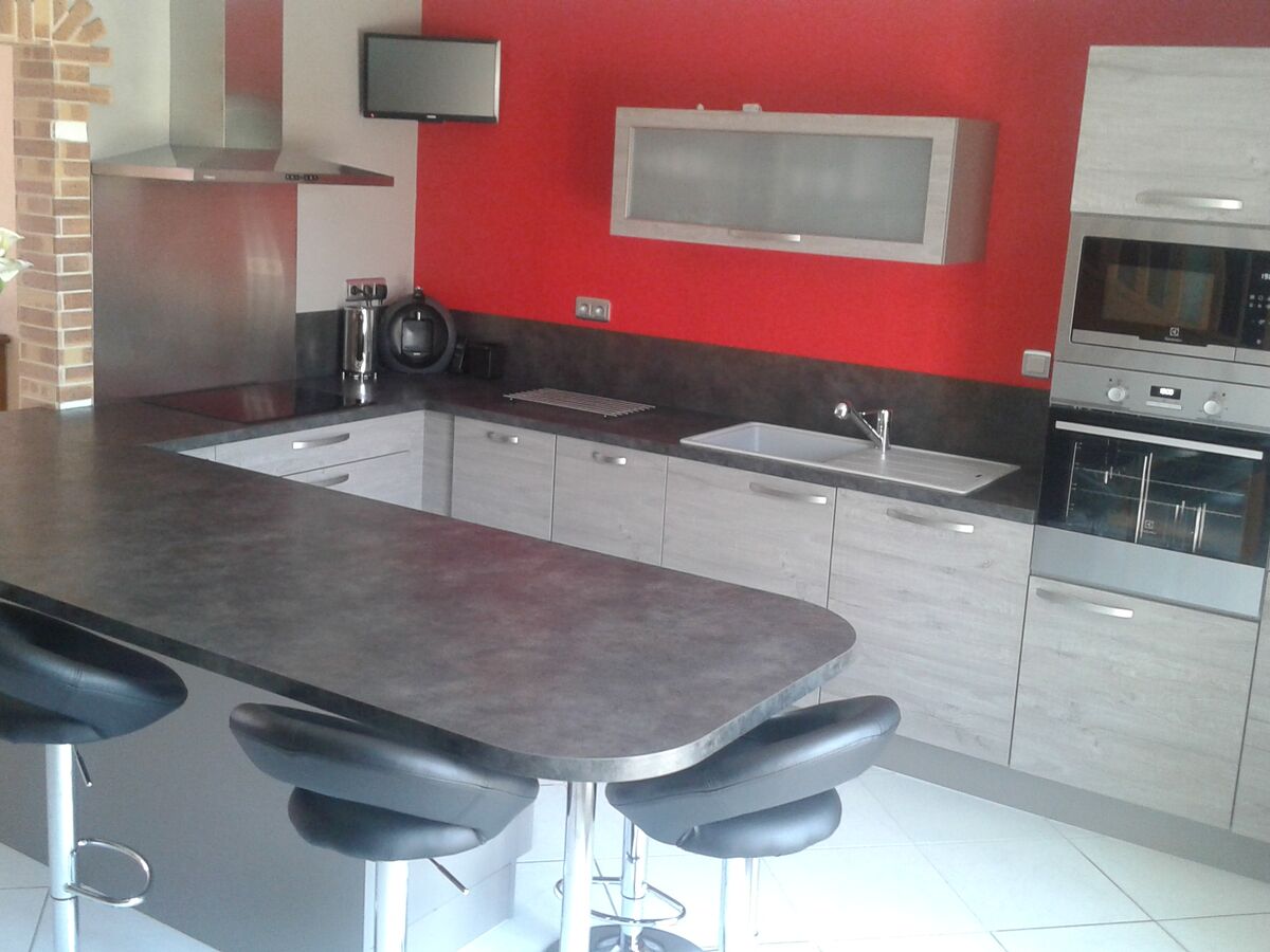 Cuisine équipée sur mesure Label Chêne Sable Synchrone