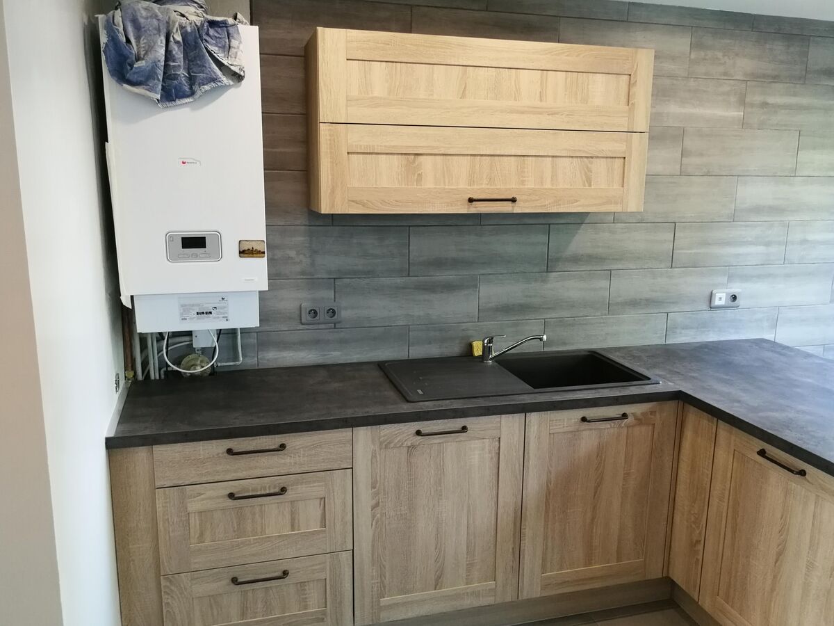 Cuisine équipée sur mesure Trend Cube Chêne Honey