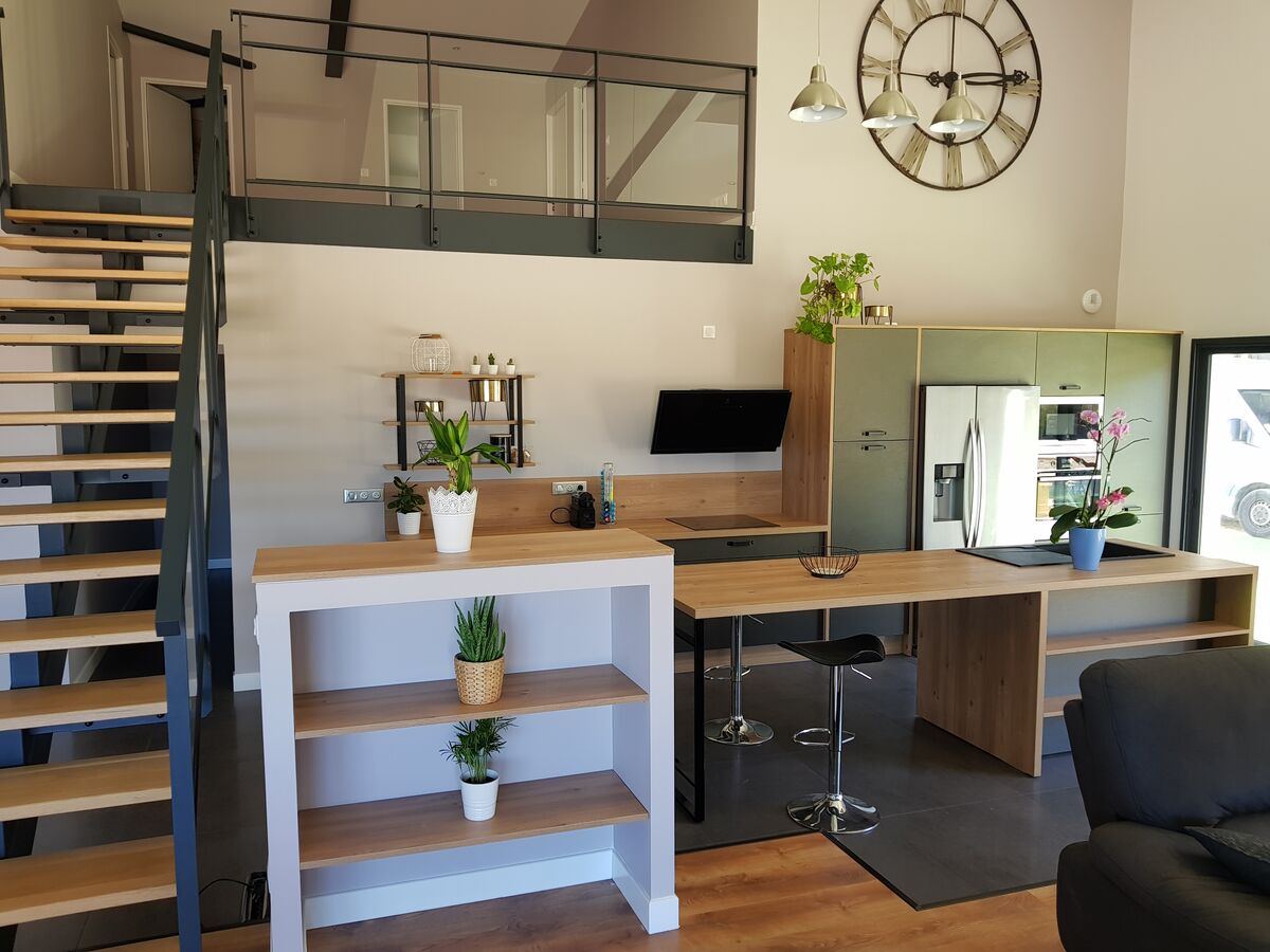 Rénovation cuisine équipée sur mesure Label Métal Brossé