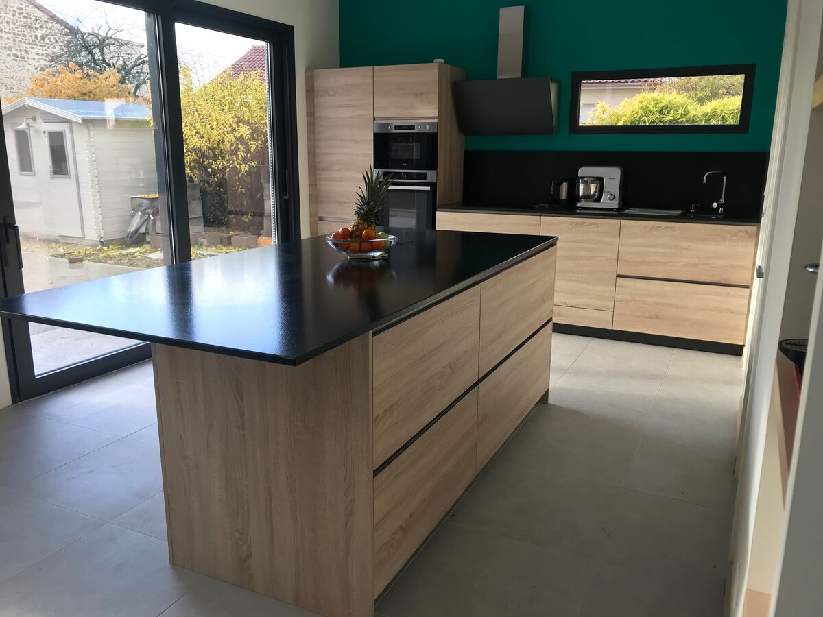 Rénovation cuisine équipée sur mesure Trend Jet Chêne Timber