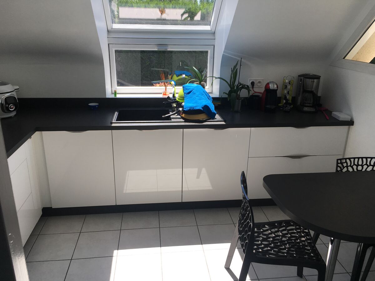 Rénovation cuisine équipée sur mesure Light Blanc Brillant