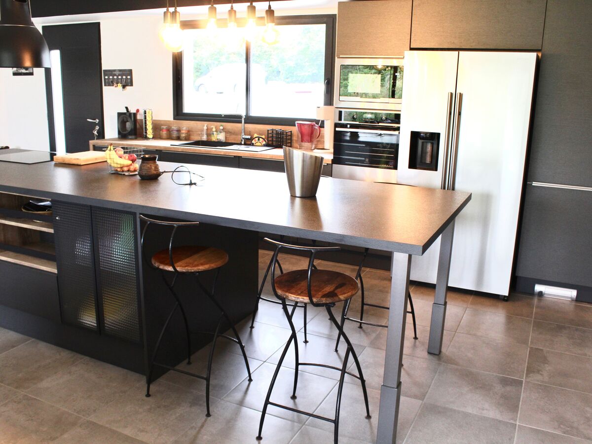 Cuisine équipée sur mesure Label Métal Brossé