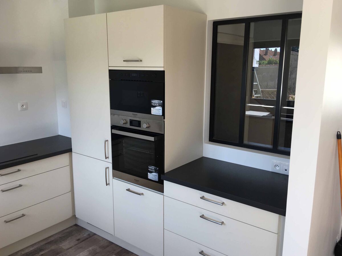 Rénovation cuisine sur mesure Trend Pannacotta mat