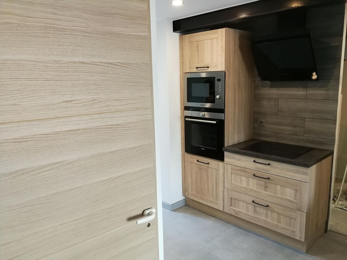 Rénovation cuisine équipée sur mesure Trend Cube Chêne Honey