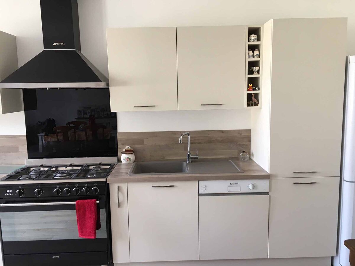 Rénovation cuisine sur mesure Trend Pannacotta mat