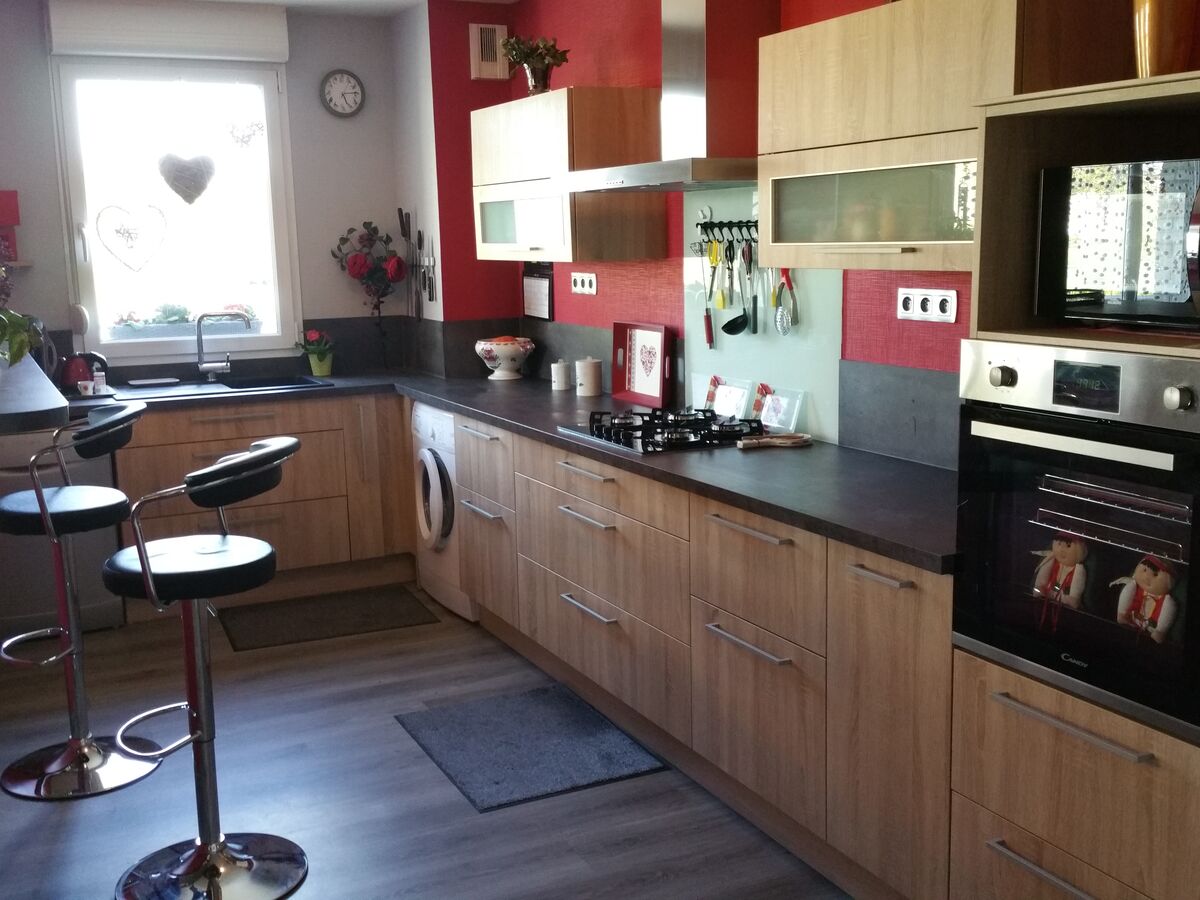 Cuisine équipée sur mesure Trend + Chêne honey