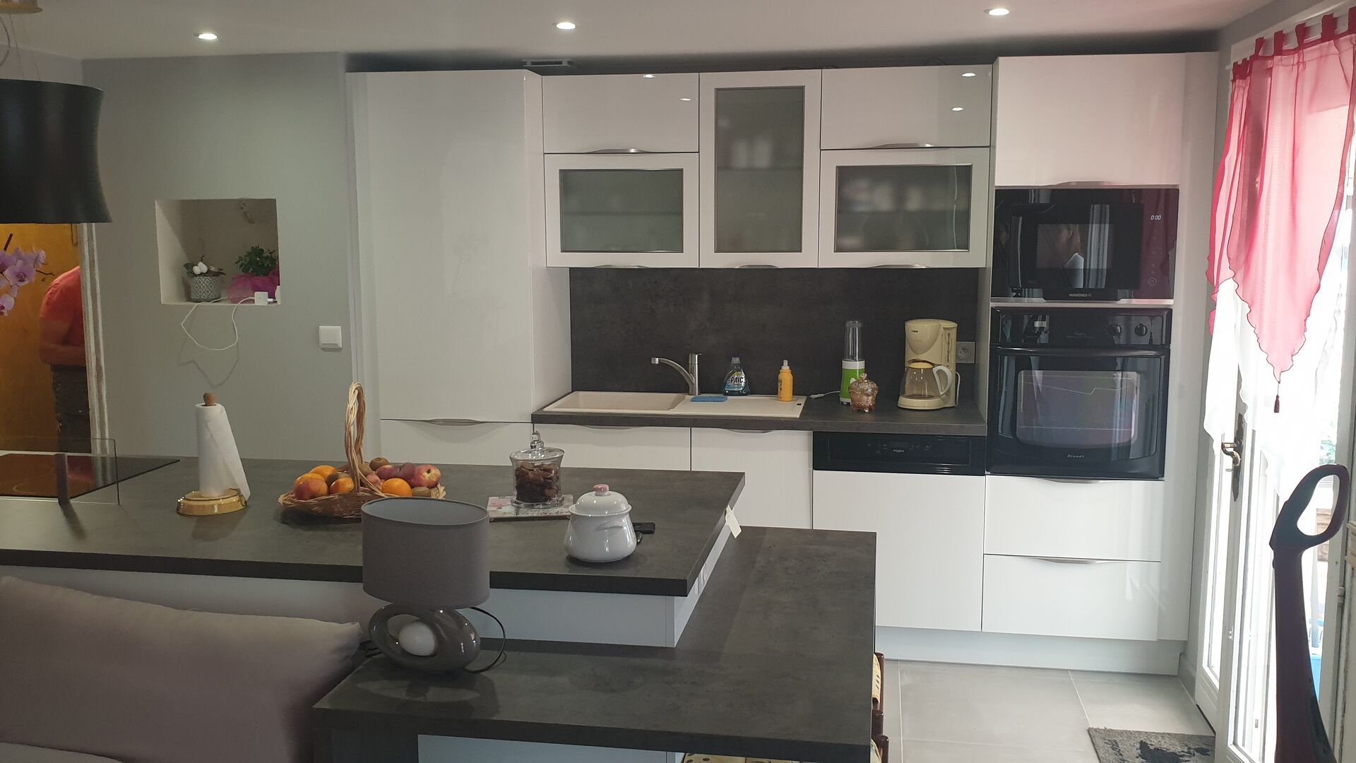 Cuisine équipée sur mesure Light Blanc Brillant