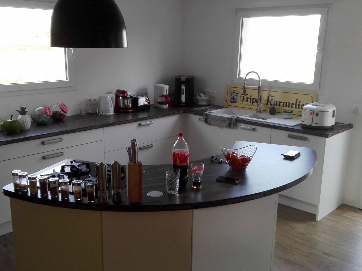 Cuisine avant-après sur mesure Light Blanc brillant