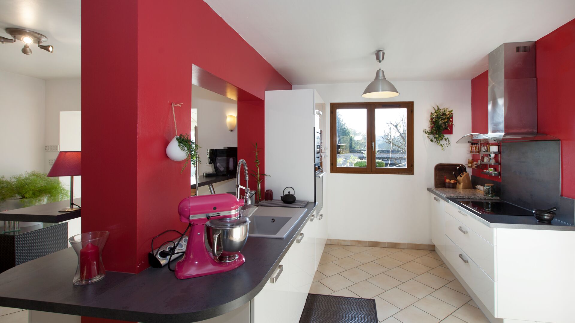 Cuisine équipée sur mesure Light Blanc brillant