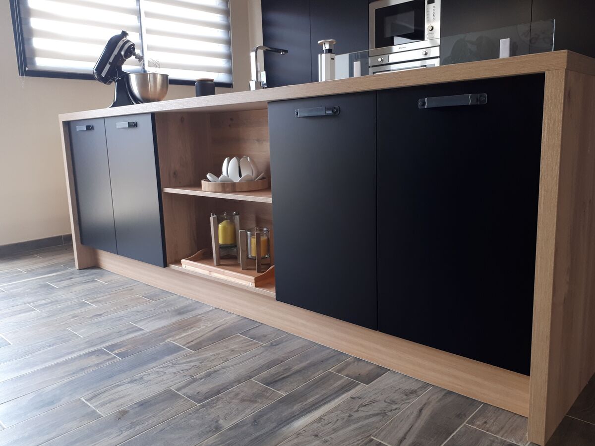 Rénovation cuisine équipée sur mesure Velvet Noir Soft