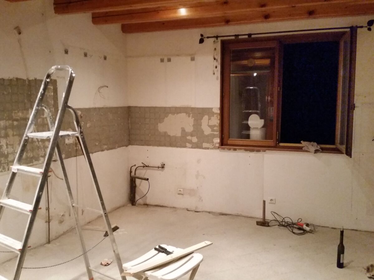 Cuisine avant-après sur mesure Pure Brillant Blanc Brillant