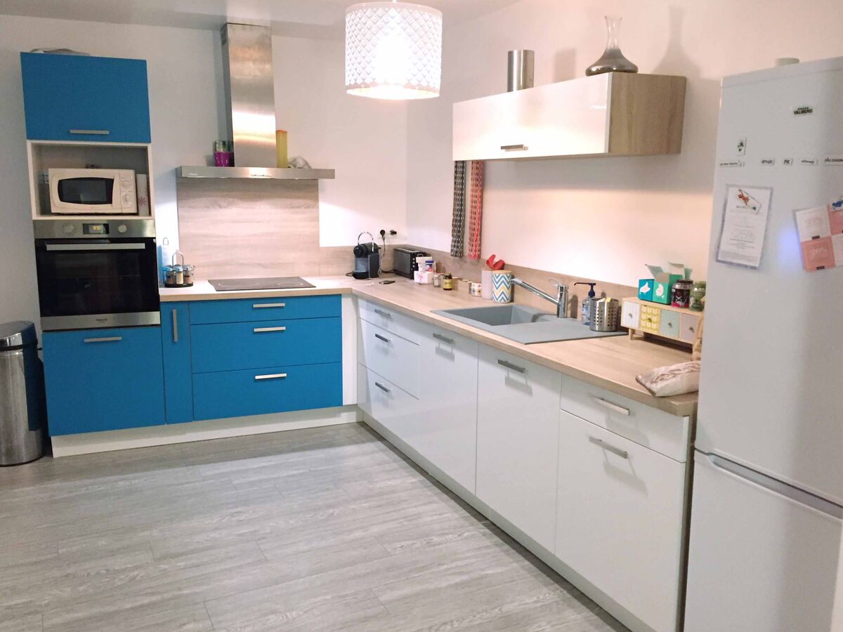 Cuisine équipée sur mesure Light Blanc brillant