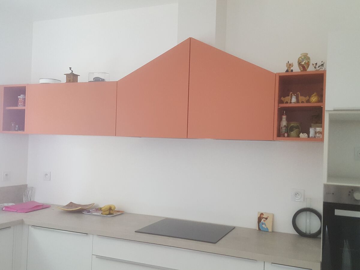 Cuisine équipée sur mesure Light Blanc Brillant