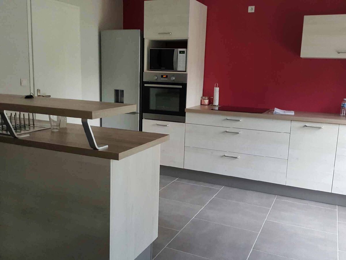 Cuisine avant-après sur mesure Trend + Artic wood