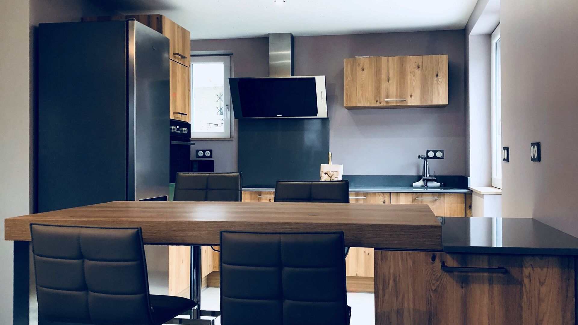 Cuisine équipée sur mesure Trend Chêne Honey