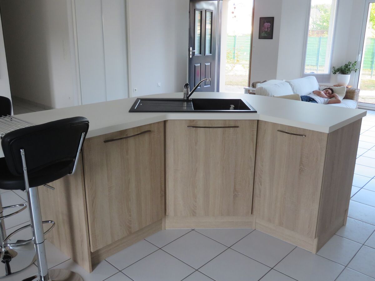 Cuisine avant-après sur mesure Trend + Chêne timber