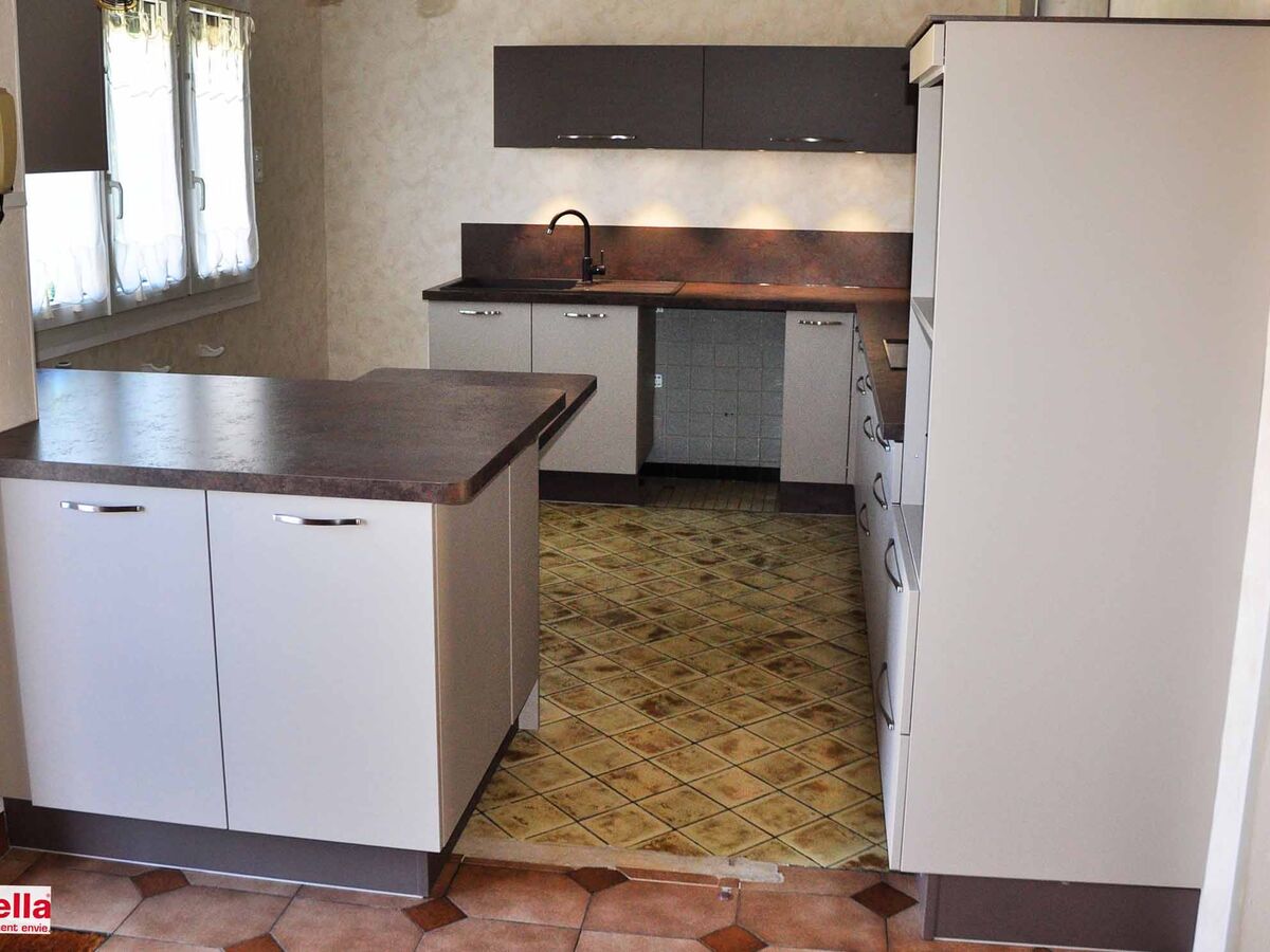 Cuisine équipée sur mesure Trend + Taupe mat