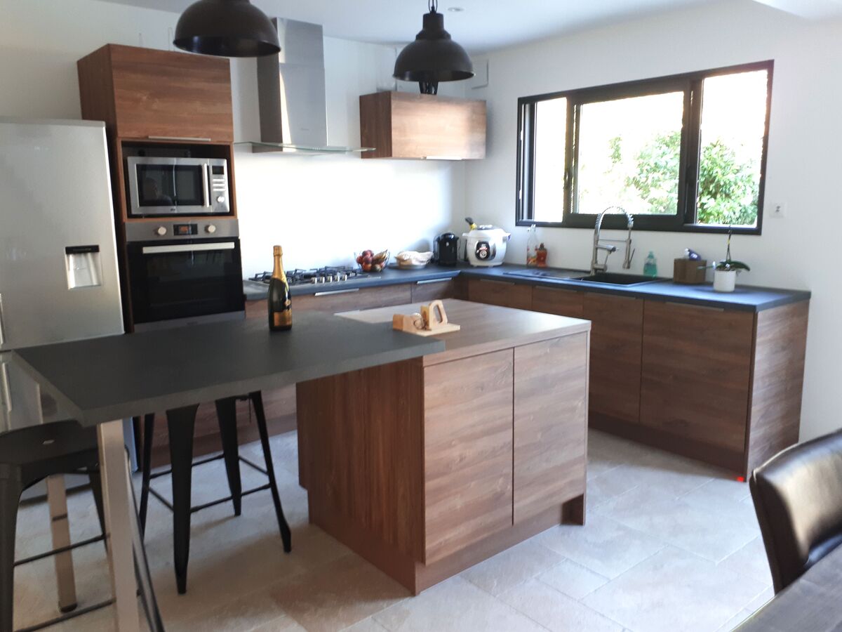 Rénovation cuisine équipée sur mesure Trend Osani Oak