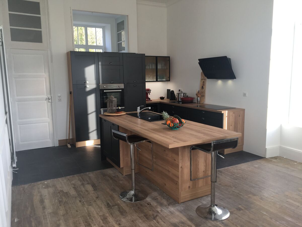 Cuisine avant-après sur mesure Trend Cube Ombre Soft