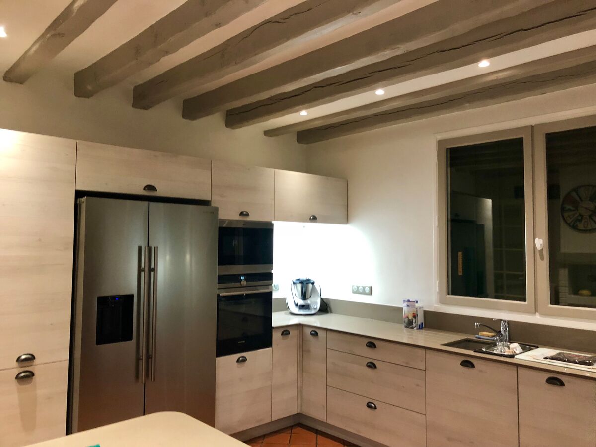 Cuisine avant-après sur mesure Trend Artic Wood