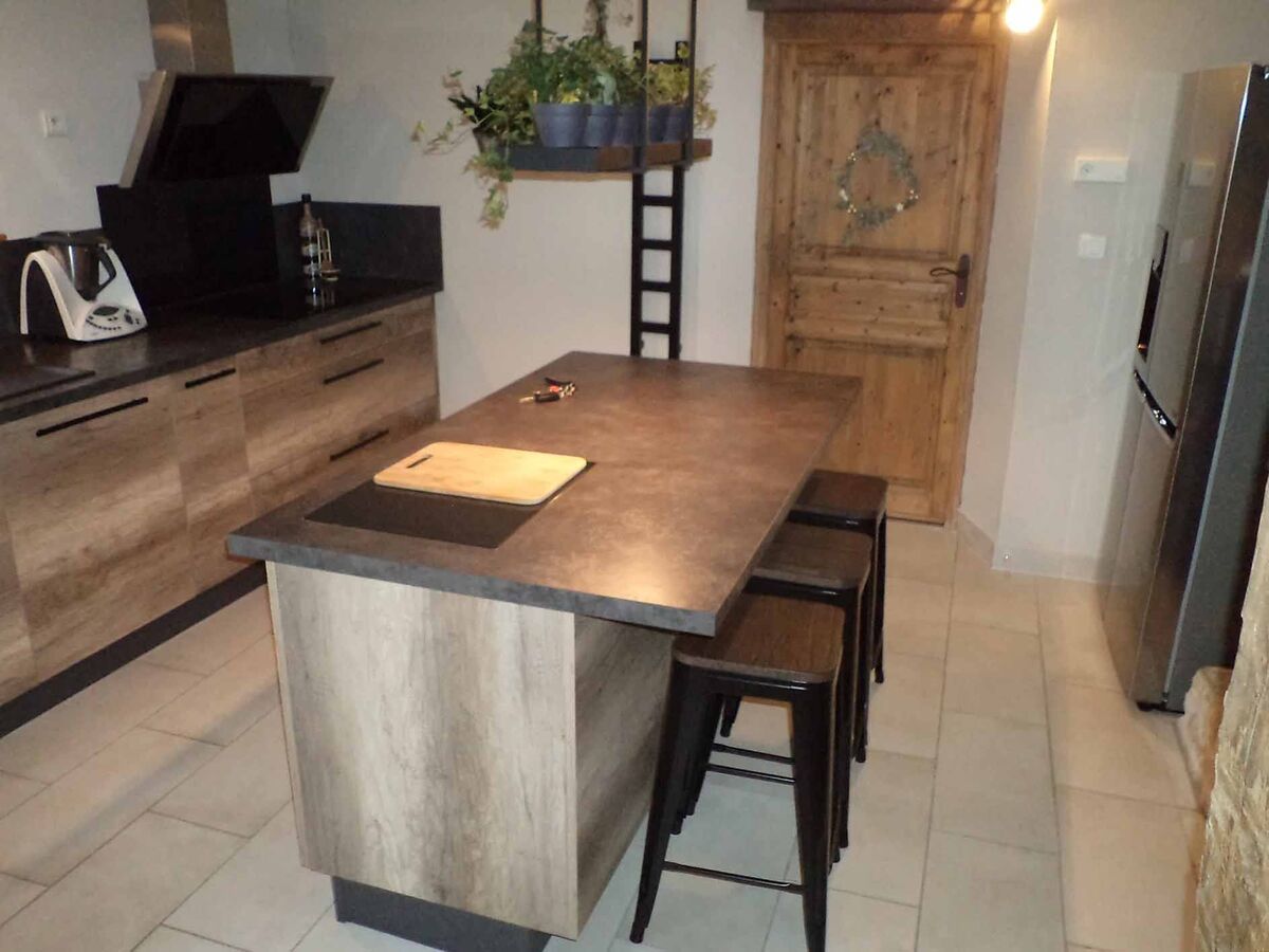 Cuisine avant-après sur mesure Trend + Winoka