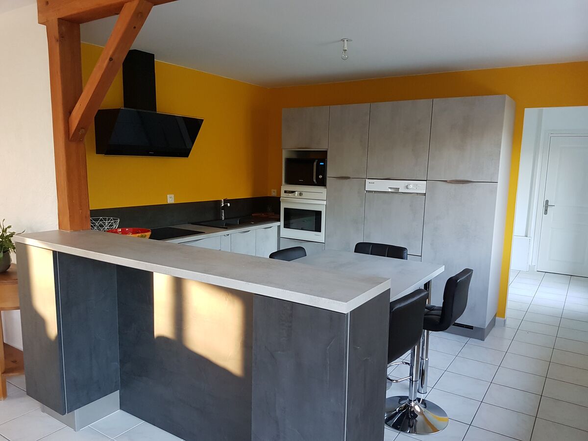 Cuisine équipée sur mesure Trend Béton Clair