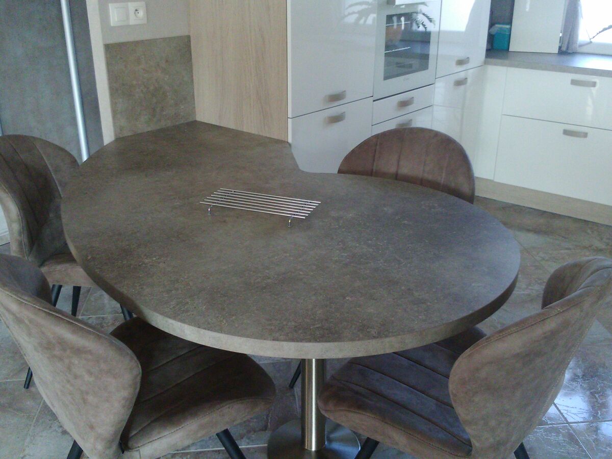 Cuisine avant-après sur mesure Light Blanc Brillant