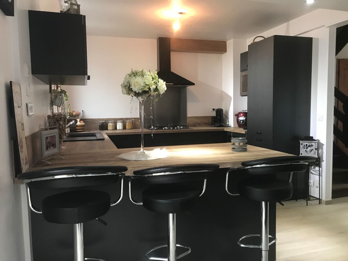 Rénovation cuisine équipée sur mesure Label Métal Brossé