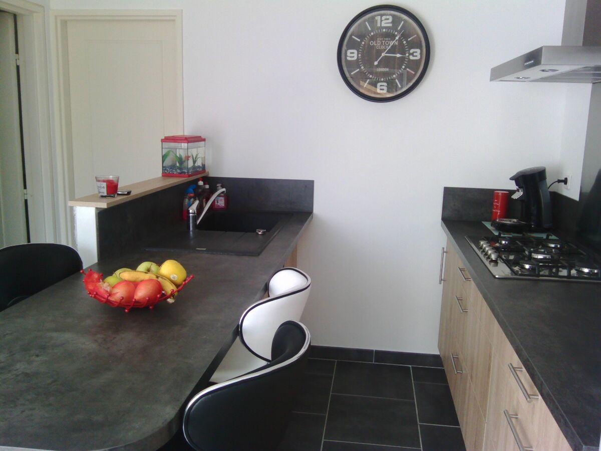 Cuisine avant-après sur mesure Vega + Chêne timber