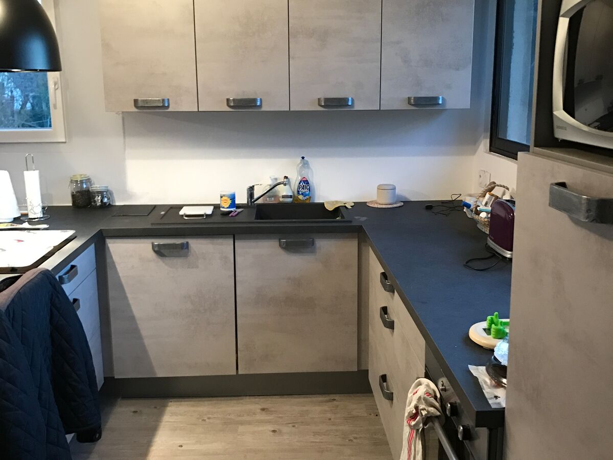 Rénovation cuisine sur mesure Label Béton Clair