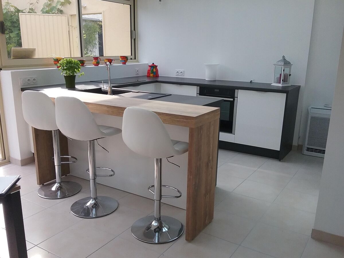 Cuisine équipée sur mesure Light Blanc Brillant