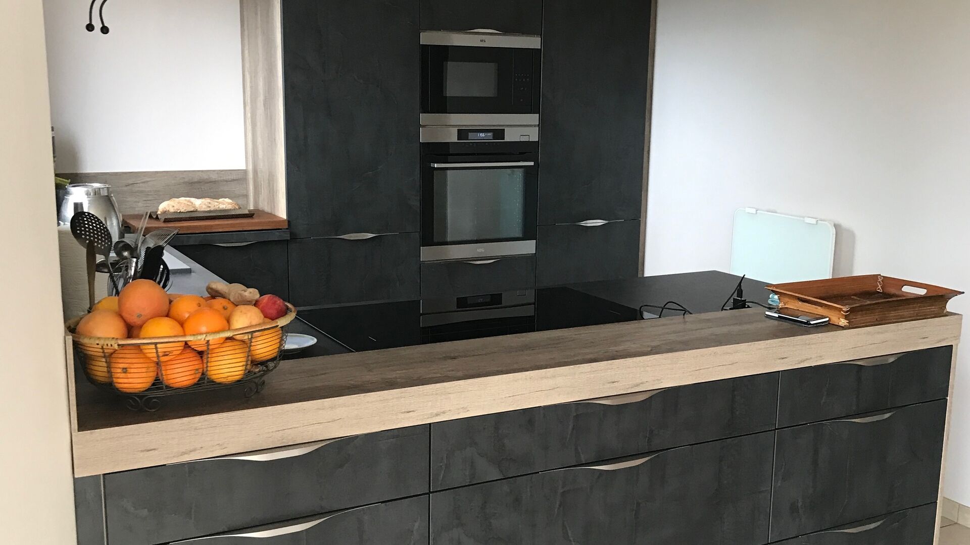 Cuisine avant-après sur mesure TREND Dark Fusion